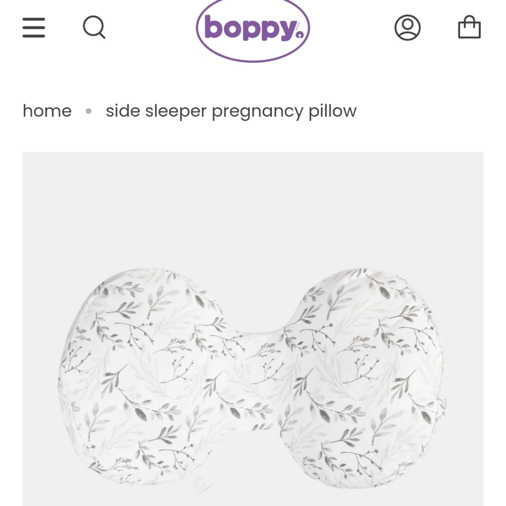 Boppy Side Sleeper Pregnancy Pillow